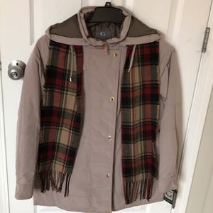Woman’s Gallery New York Winter Jacket, size S, color  is Pebble, NWT